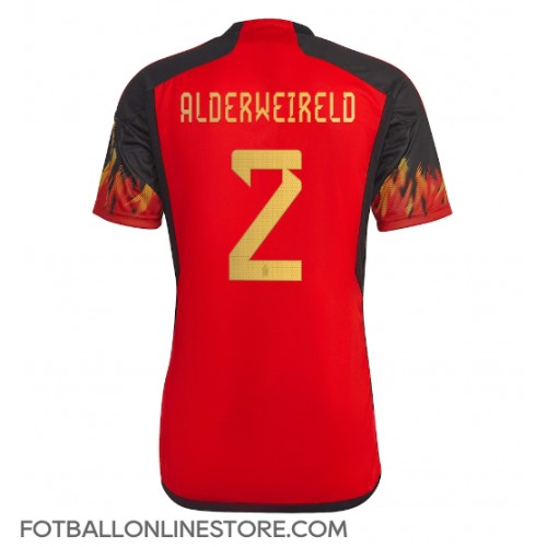Billige Belgia Toby Alderweireld #2 Hjemmetrøye VM 2022 Kortermet